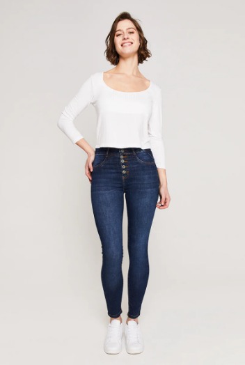 POLERA LISTADA CORTE