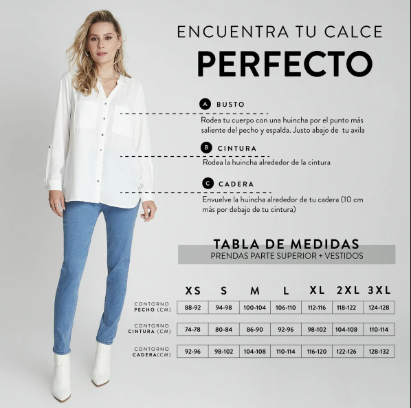 CASACA MEZCLILLA MANGA LARGA ELASTICADA